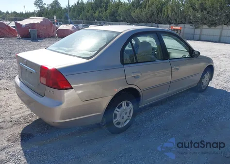 2002 Honda Civic Lx из США, поврежденный, VIN 1HGES165X2L047709